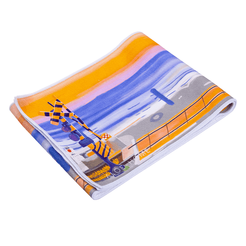 Cotton digital printing bath towel